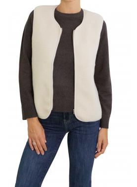 Gilet teddy tinta unita Only 